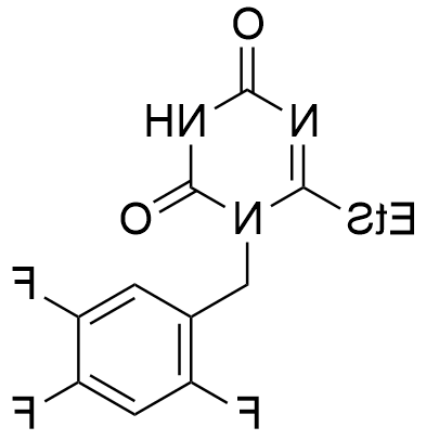 6-(乙硫基)-1-(2,4,5-三氟苄基)-1,3,5-三嗪-2,4(1H,3H)-二酮